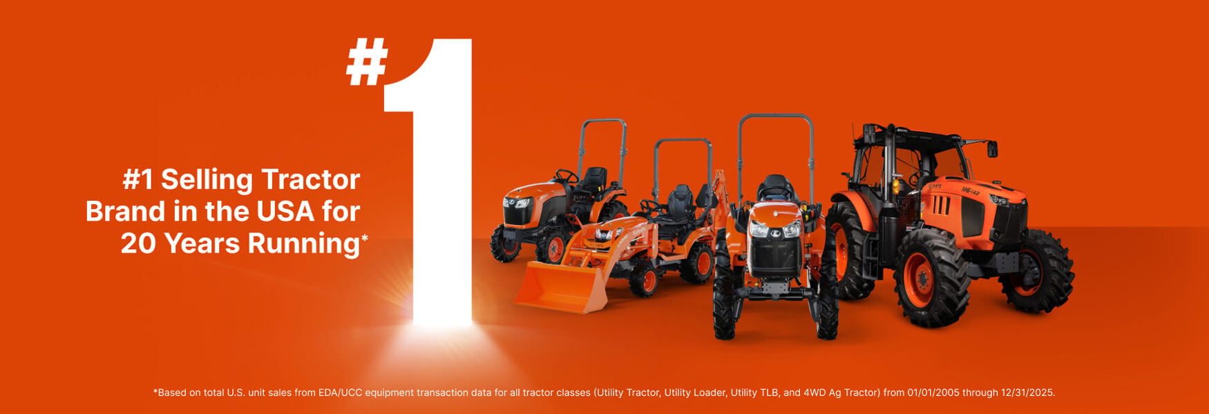 Kubota #1 Selling Tractor Brand in USA